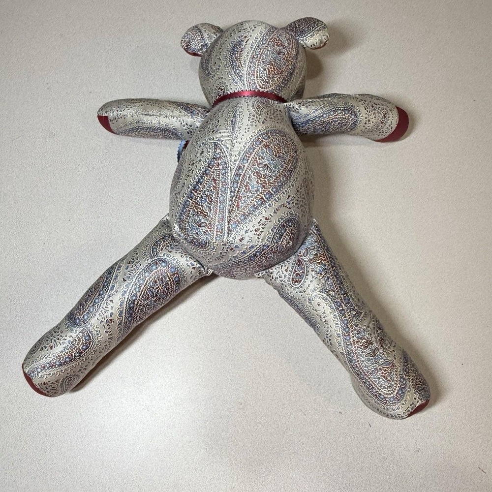 memory bear keepsake or memorial bear‎ paisley Pattern custom-made 17 In No Tags - Picture 3 of 6